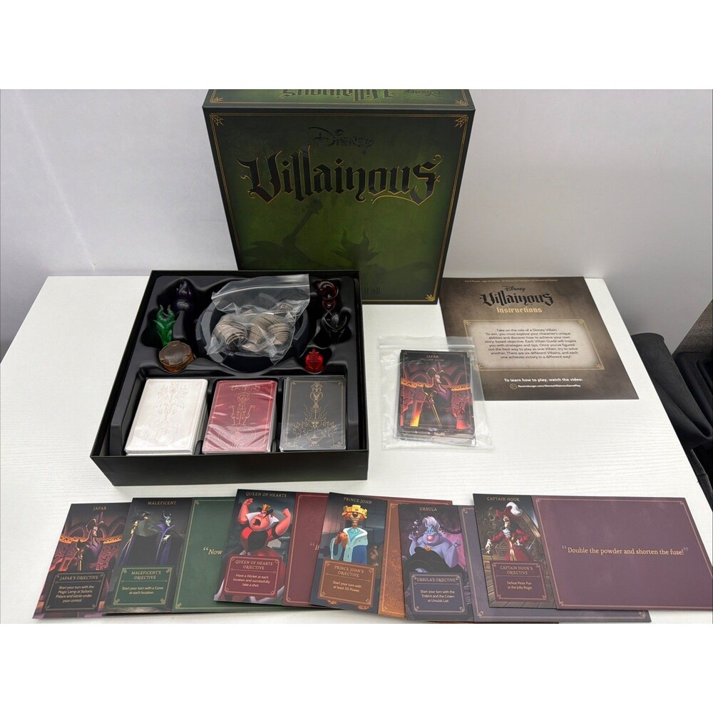 Disney Villainous Board Game Ravensburger 2018 Complete The Worst Takes It All
